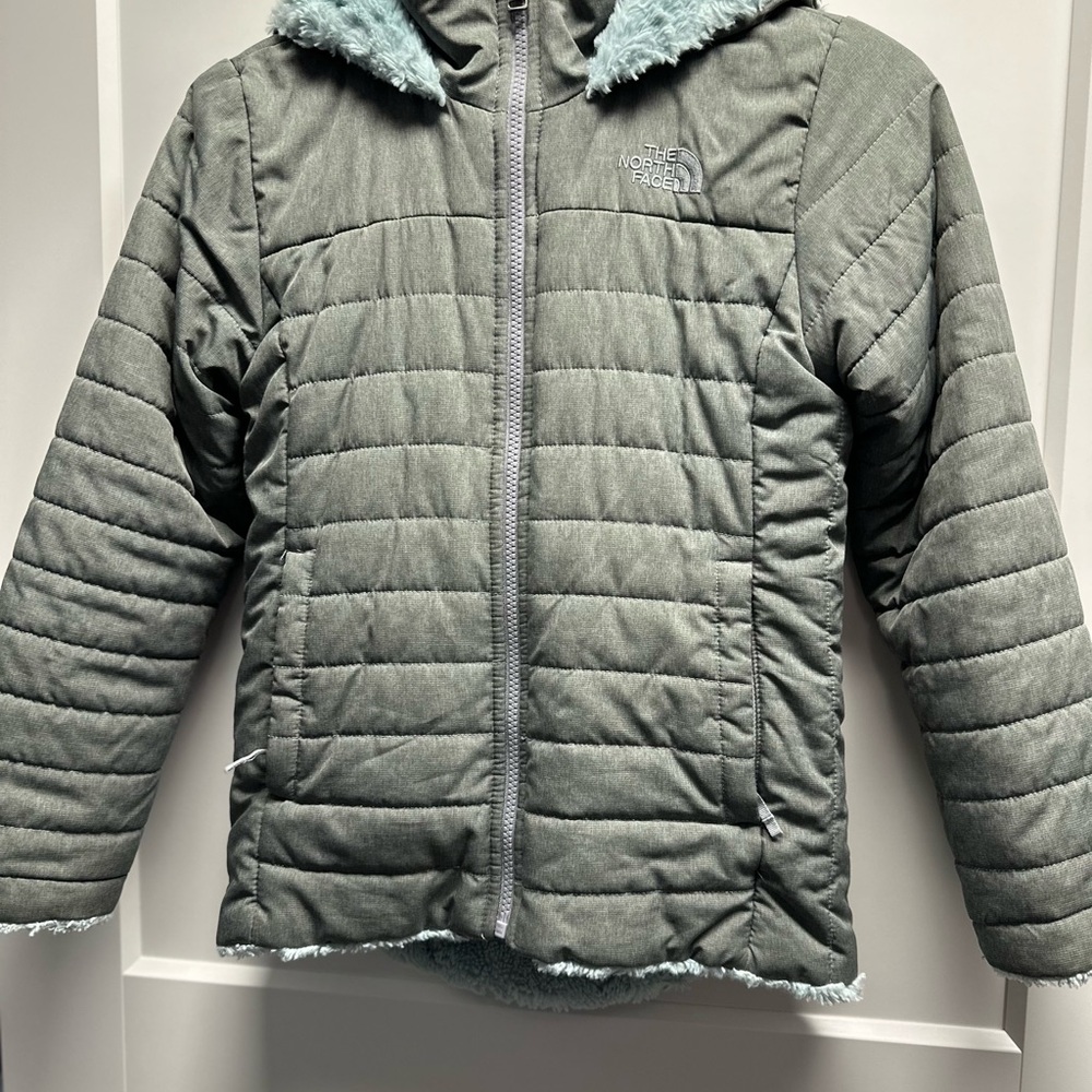 The North Face Kids Gray Puffer Jacket